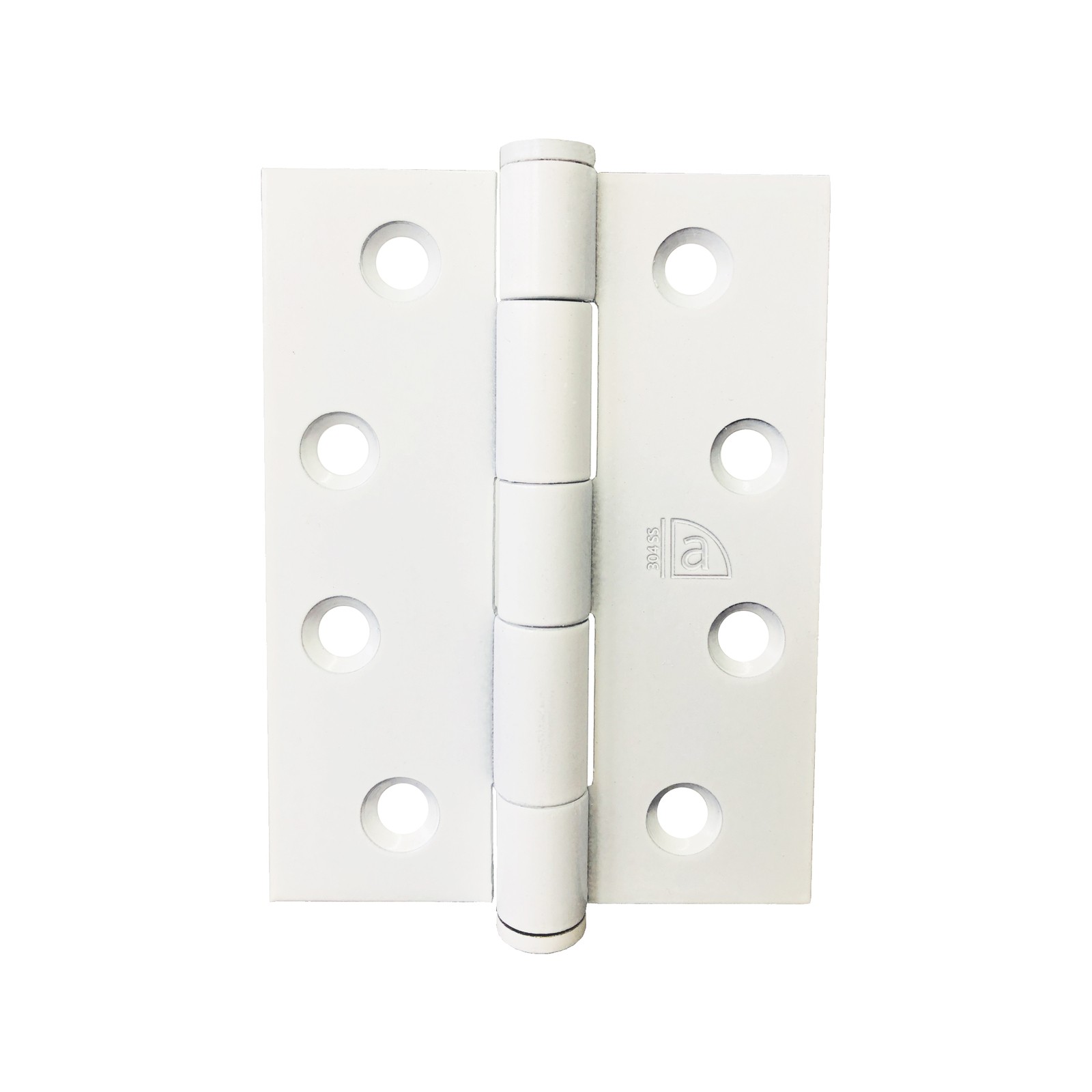 Austyle 100 x 75 x 2.5mm Matte White Stainless Steel Removeable Hinge