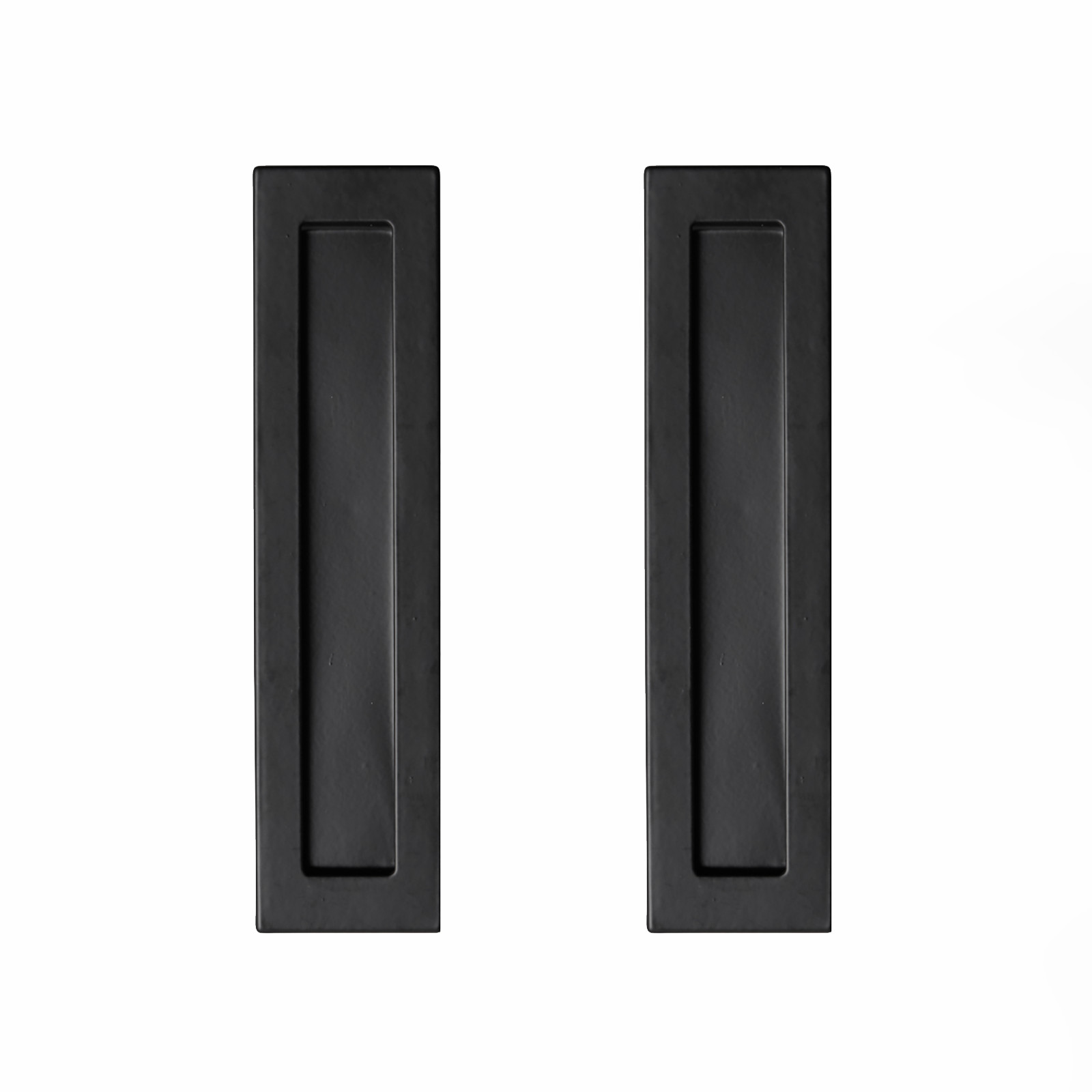 Delf 200mm Matte Black Flush Pull - 2 pieces