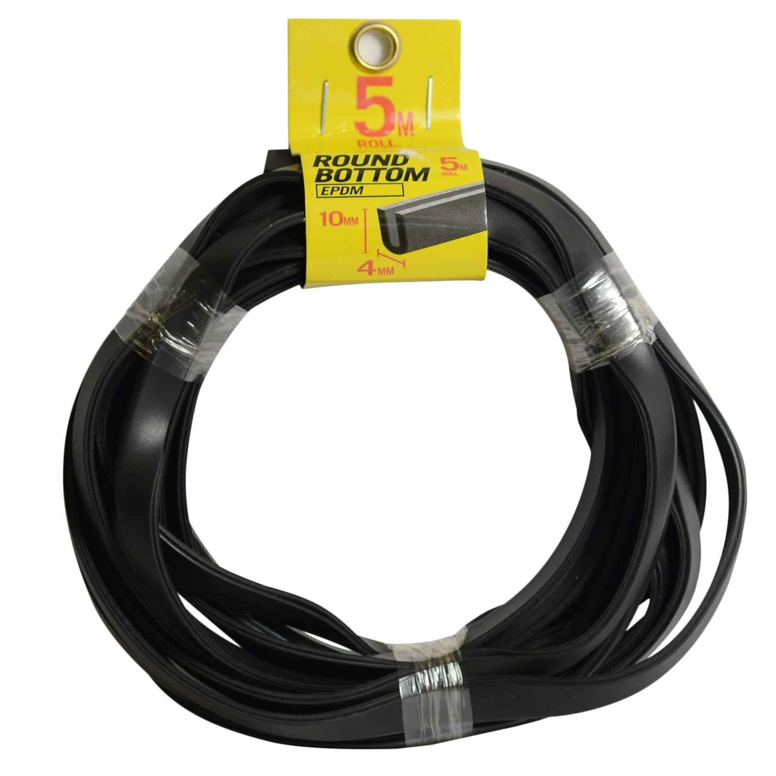 Moroday 4 x 10mm x 5m Round Bottom Rubber