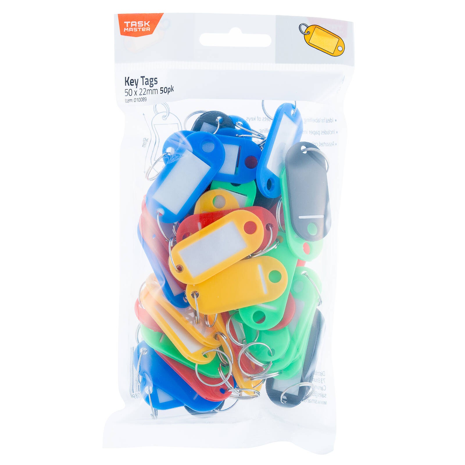 Taskmaster Key Tag with Ring - 50 pieces