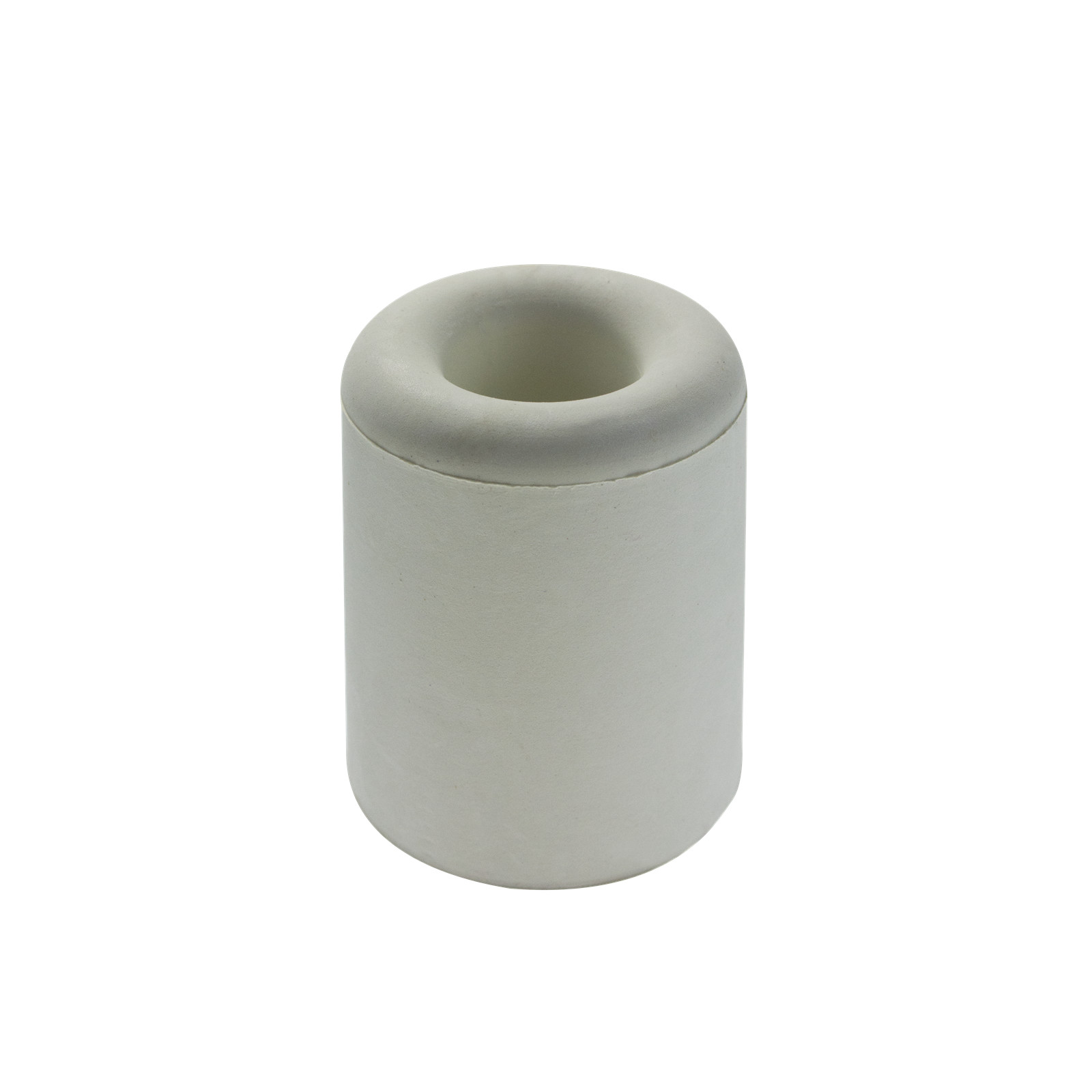 Adoored 30mm White Round Rubber Door Stop - 30mm 5 pcs