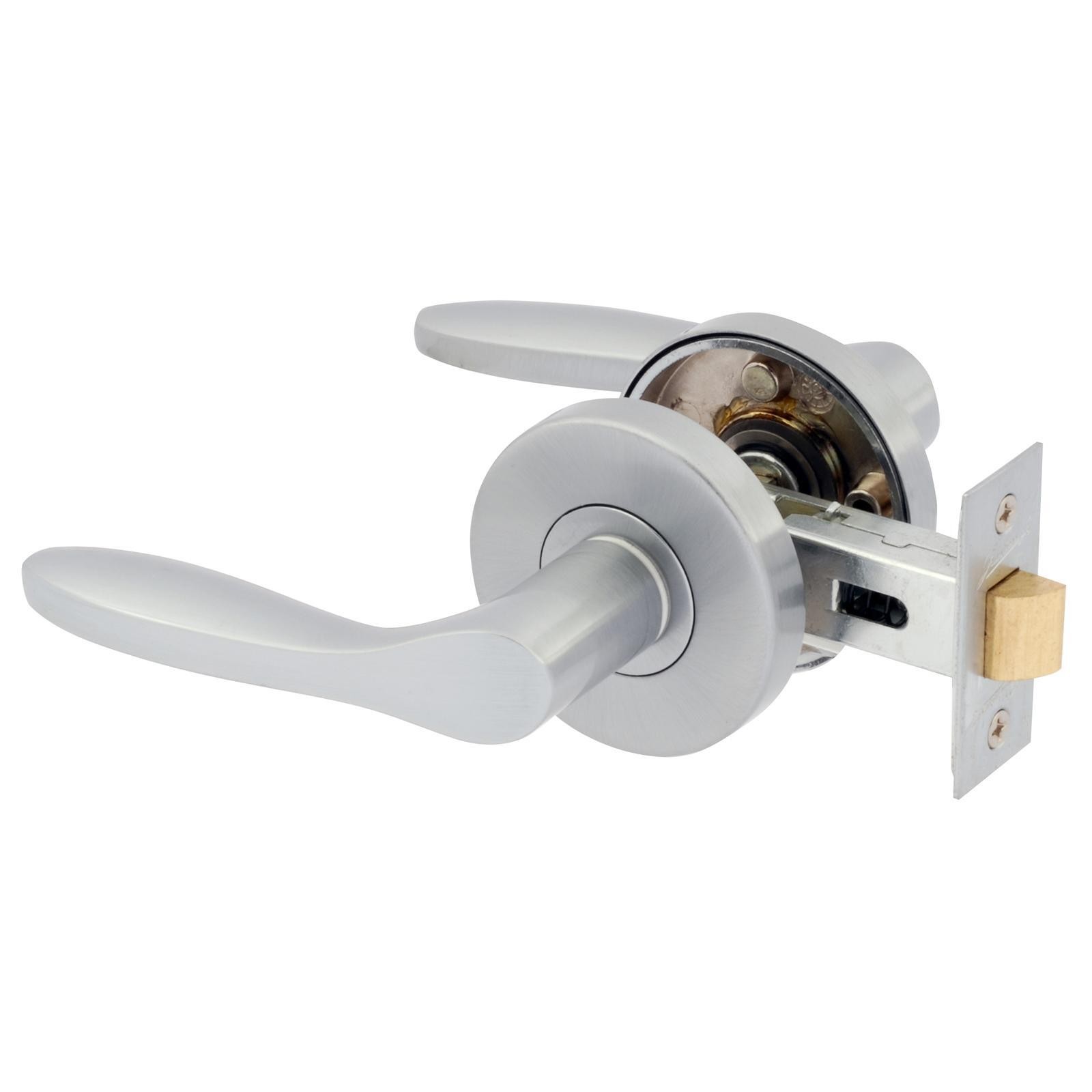 Gainsborough Satin Chrome G4 Series Carla Passage Leverset - Satin Chrome
