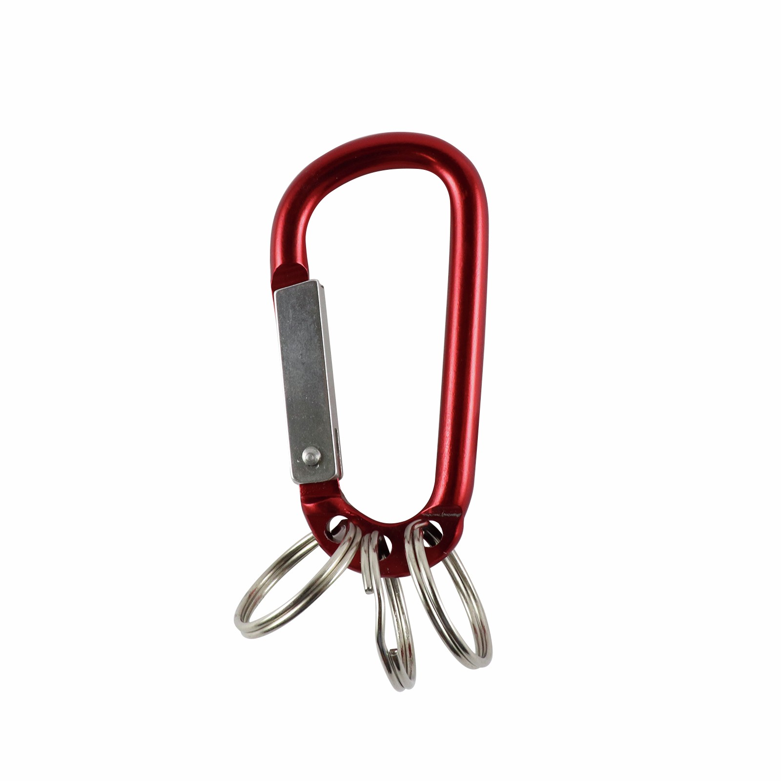 Key Essentials Key Ring Carabiner With 3 Key Rings 2 pcs