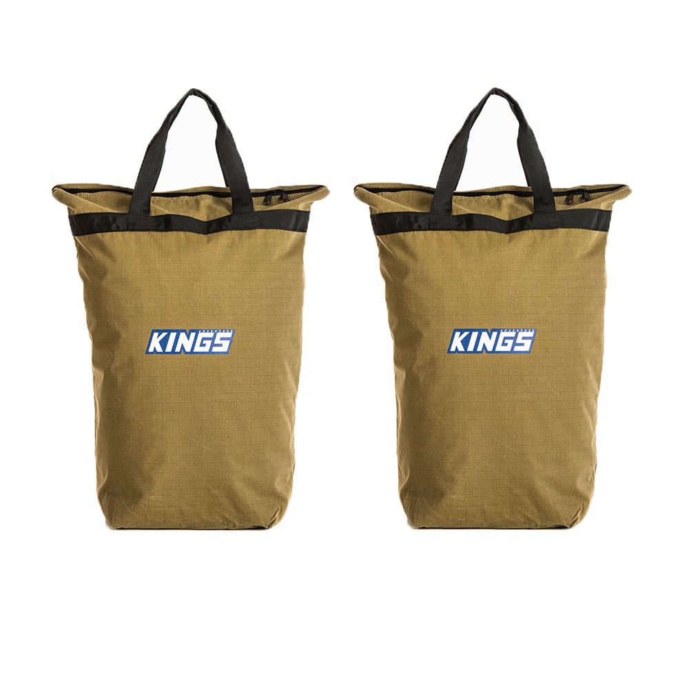 2x Adventure Kings Water Resistant Doona Pillow 400GSM Canvas Bag Handles