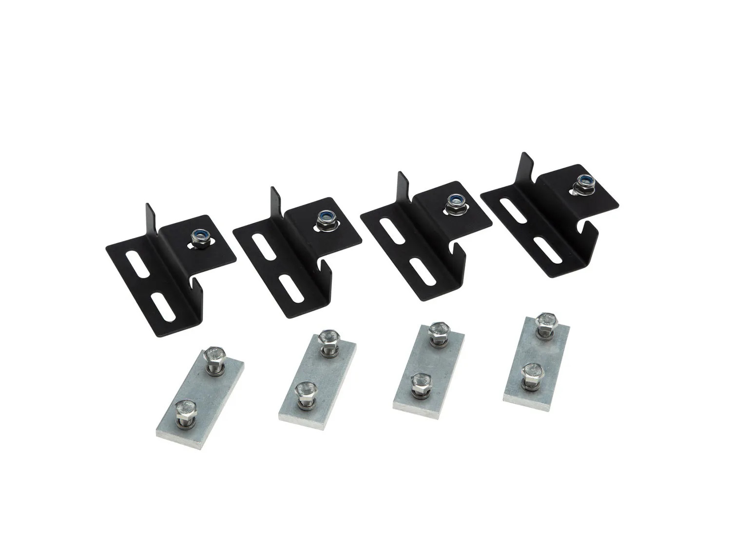 Kings Black Steel Solar Panel Mounting Brackets Hardware AKSR-MTBRKB_01