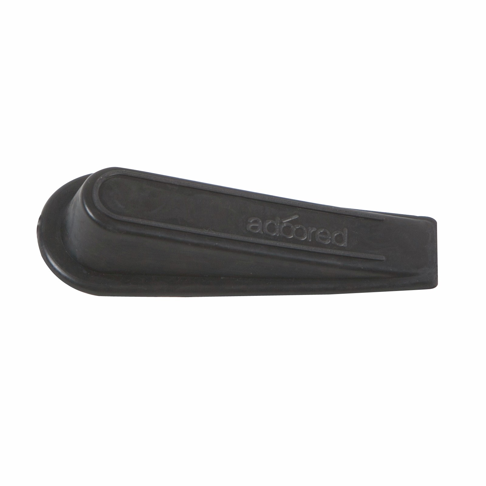 Adoored Large Black Rubber Door Wedge 5 pcs