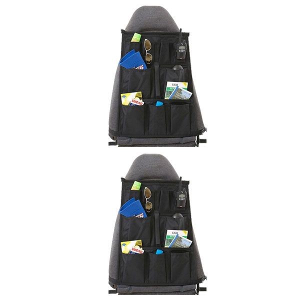 2x Adventure Kings Car Seat Organiser SC-CO-2XSORG Universal Fit SUV