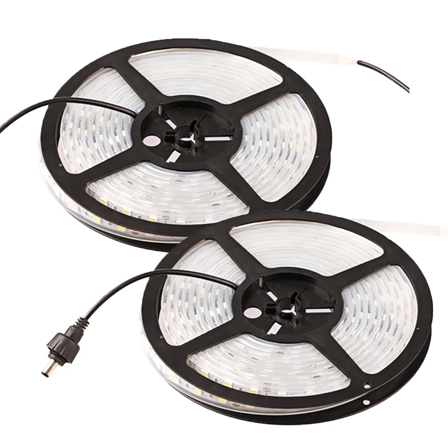 2x Adventure Kings 4m Flexible Waterproof LED Strip Lights 240LEDS White Light