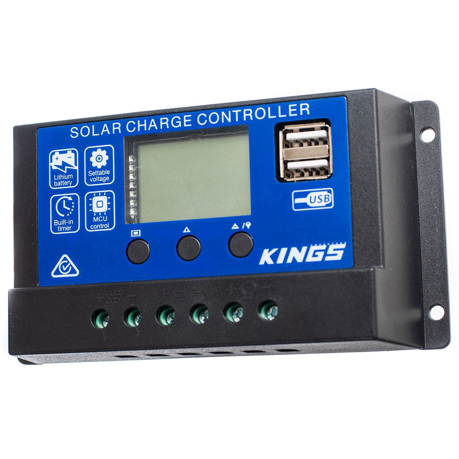 Adventure Kings 15A PWM Solar Regulator Controller 12V Battery Output