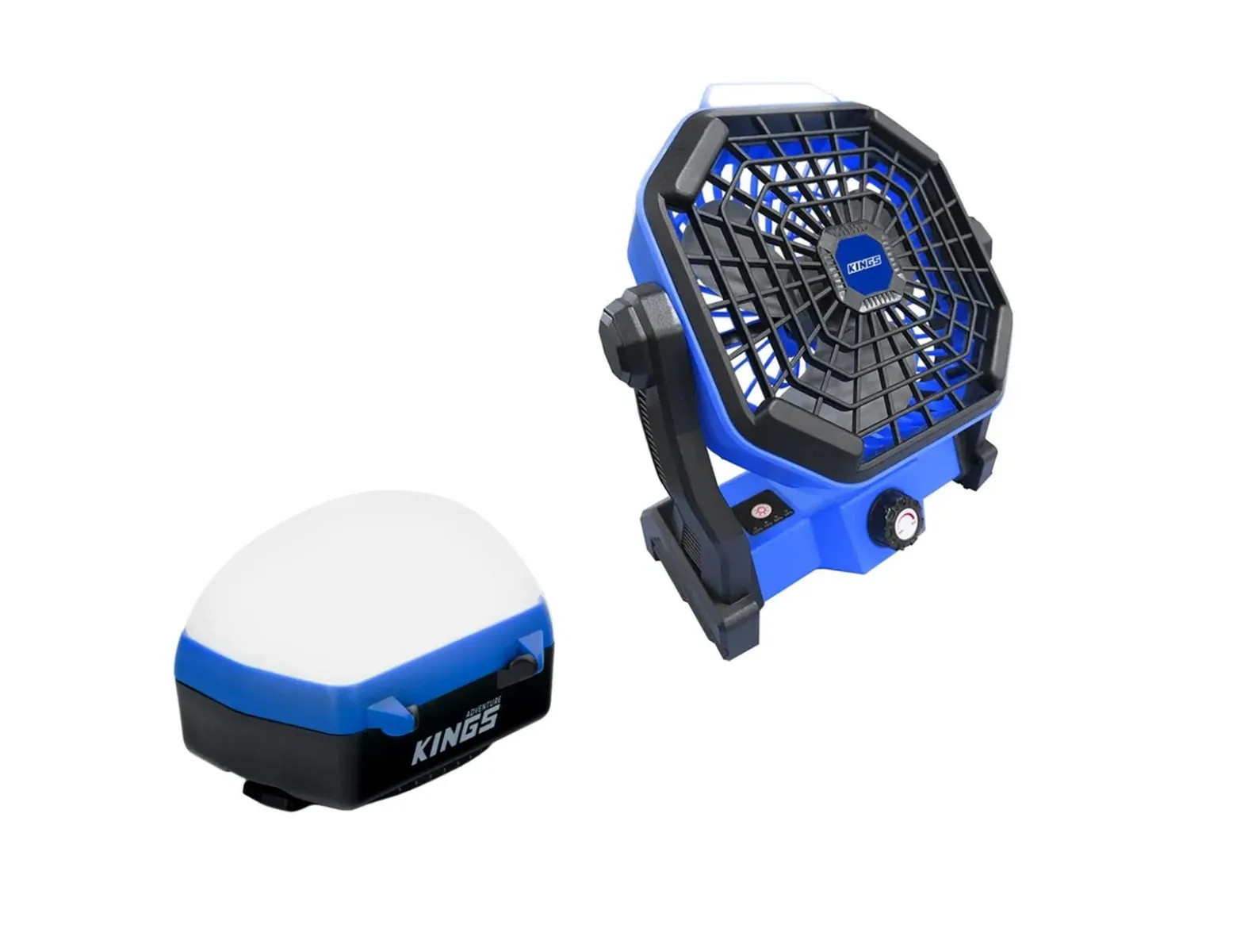 Kings 2in1 Lithium Rechargeable Light/Fan Camp Lantern Tent SC-CO-L2IN1-TRLAN