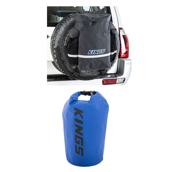 Adventure Kings Premium 48L 4WD SUV Dirty Gear Bag 15L Water Resistant Dry Bag
