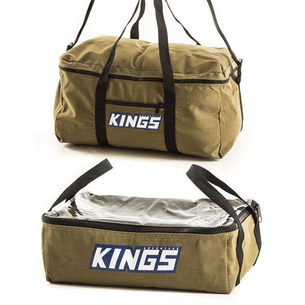Adventure Kings Clear Top Canvas Storage Bag Heavy Duty Tough 4WD Travel