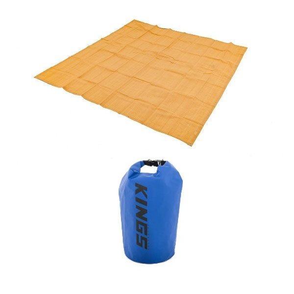 Adventure Kings Camping Mesh Flooring 3M x 3M Waterproof 15L Dry Bag 4WD