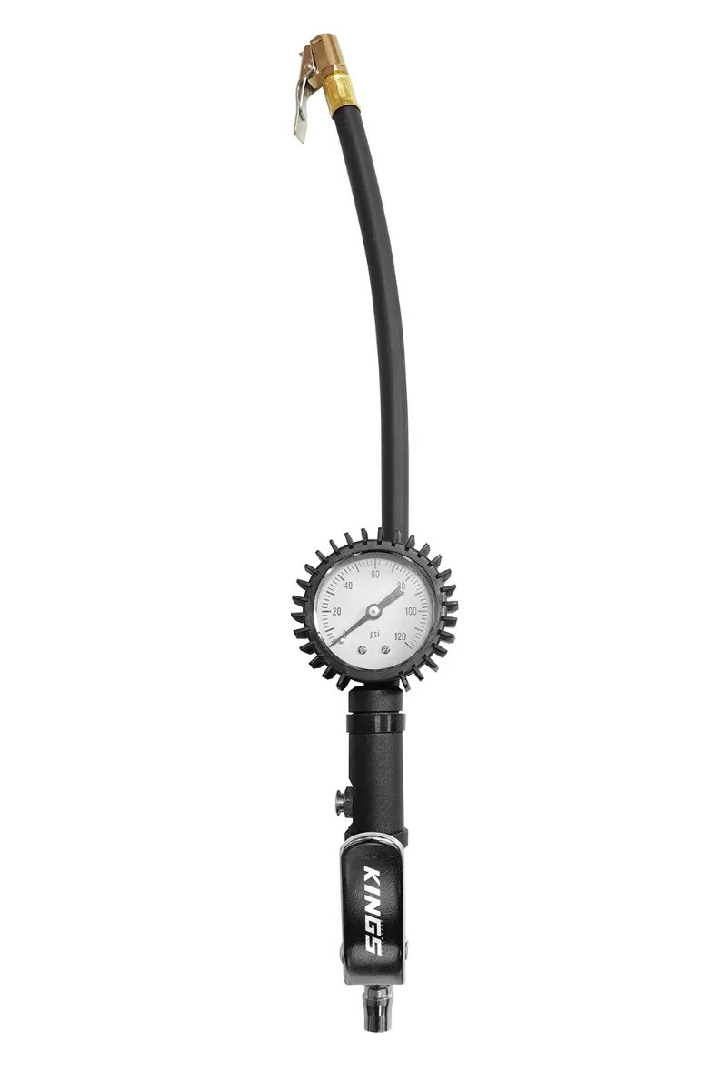 Adventure Kings 3in1 Tyre Inflator Deflator Pressure Gauge 1-120PSI Tool