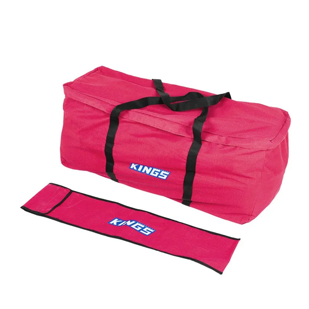 Adventure Kings Pink Deluxe Single Swag Bag Premium Canvas 400GSM SBS zips