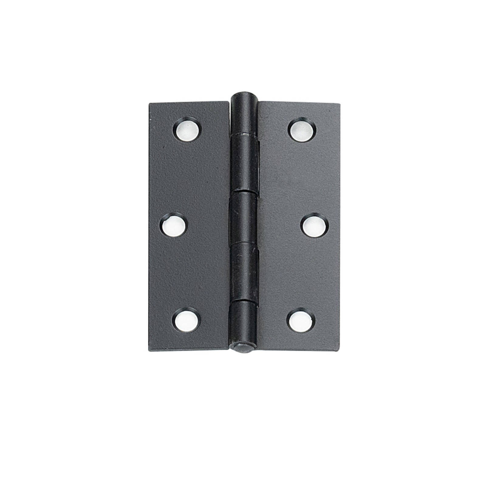 Delf 85mm Black Fixed Pin Butt Hinge - 12 pieces