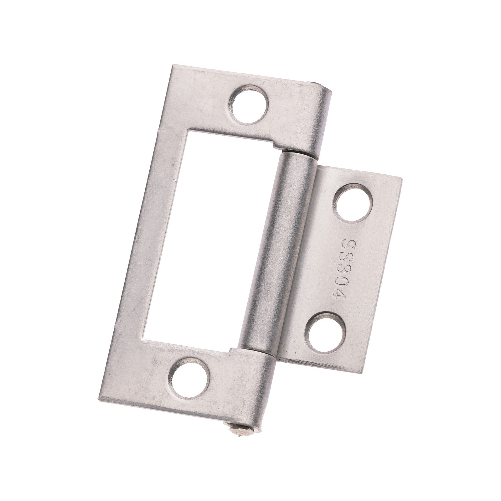 Lane 50 x 40 x 1.2mm Polished Stainless Steel Easy Fit Fixed-Pin - 2 pieces