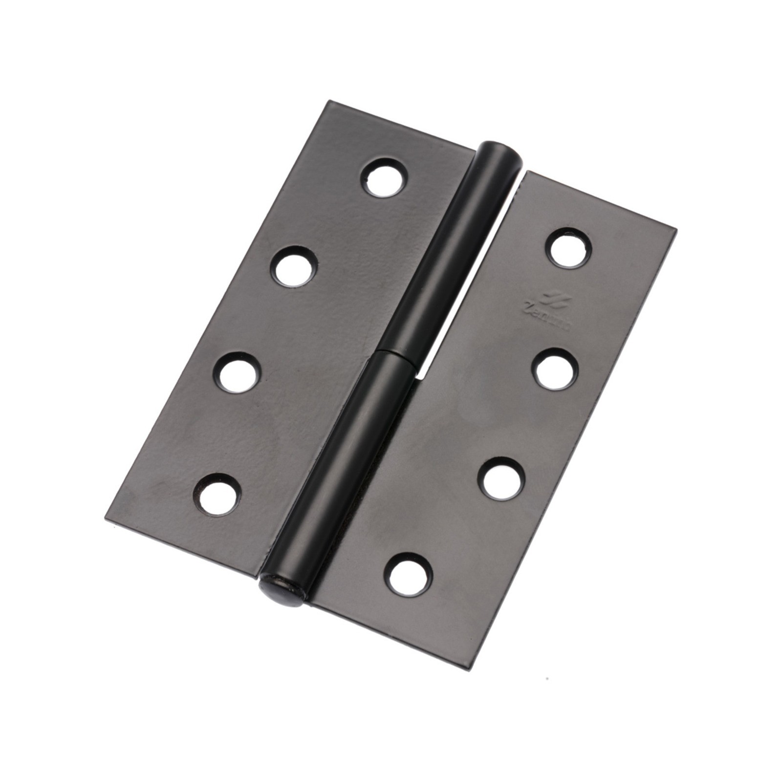Lane 100 x 75 x 1.6mm Matte Black Left Hand Lift Off Hinge - 2 pieces