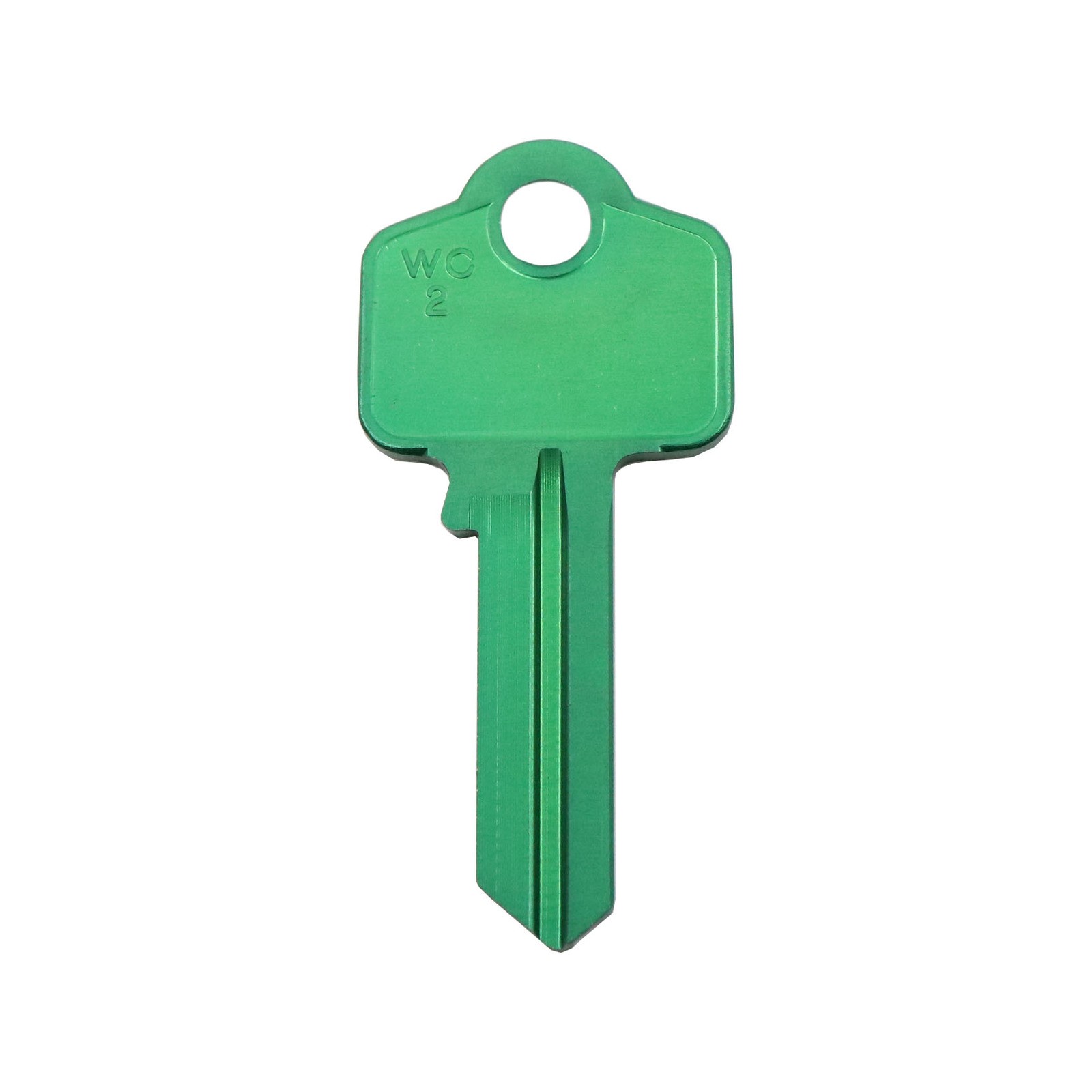 EHI WO2-WC2 Green Blank Key 2 pcs