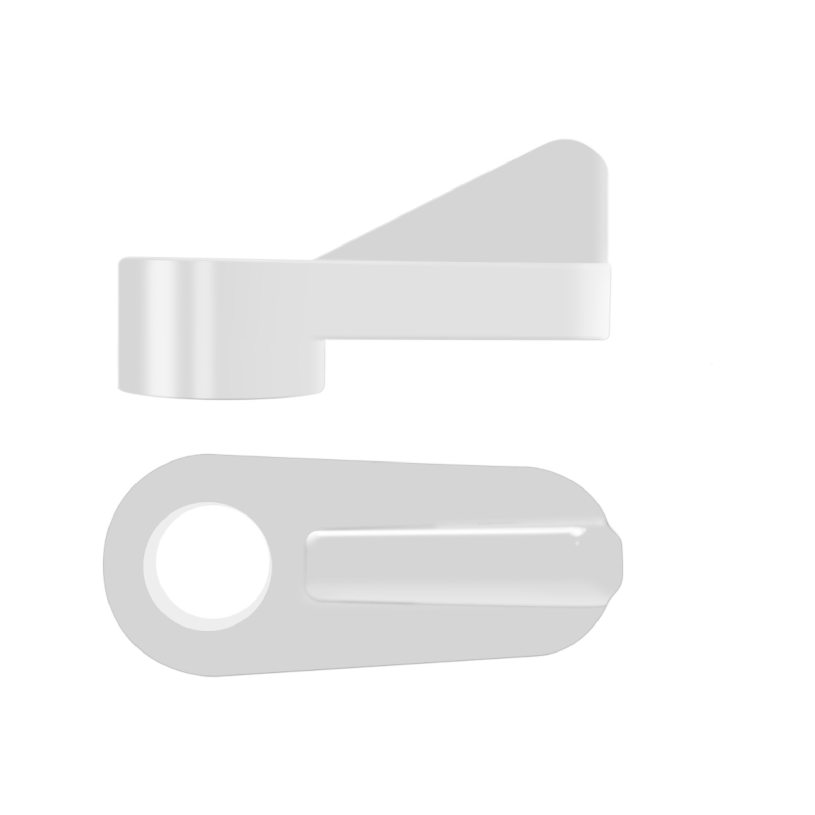 Rolltrak Clear Flyscreen Swivel Clip 4 pcs