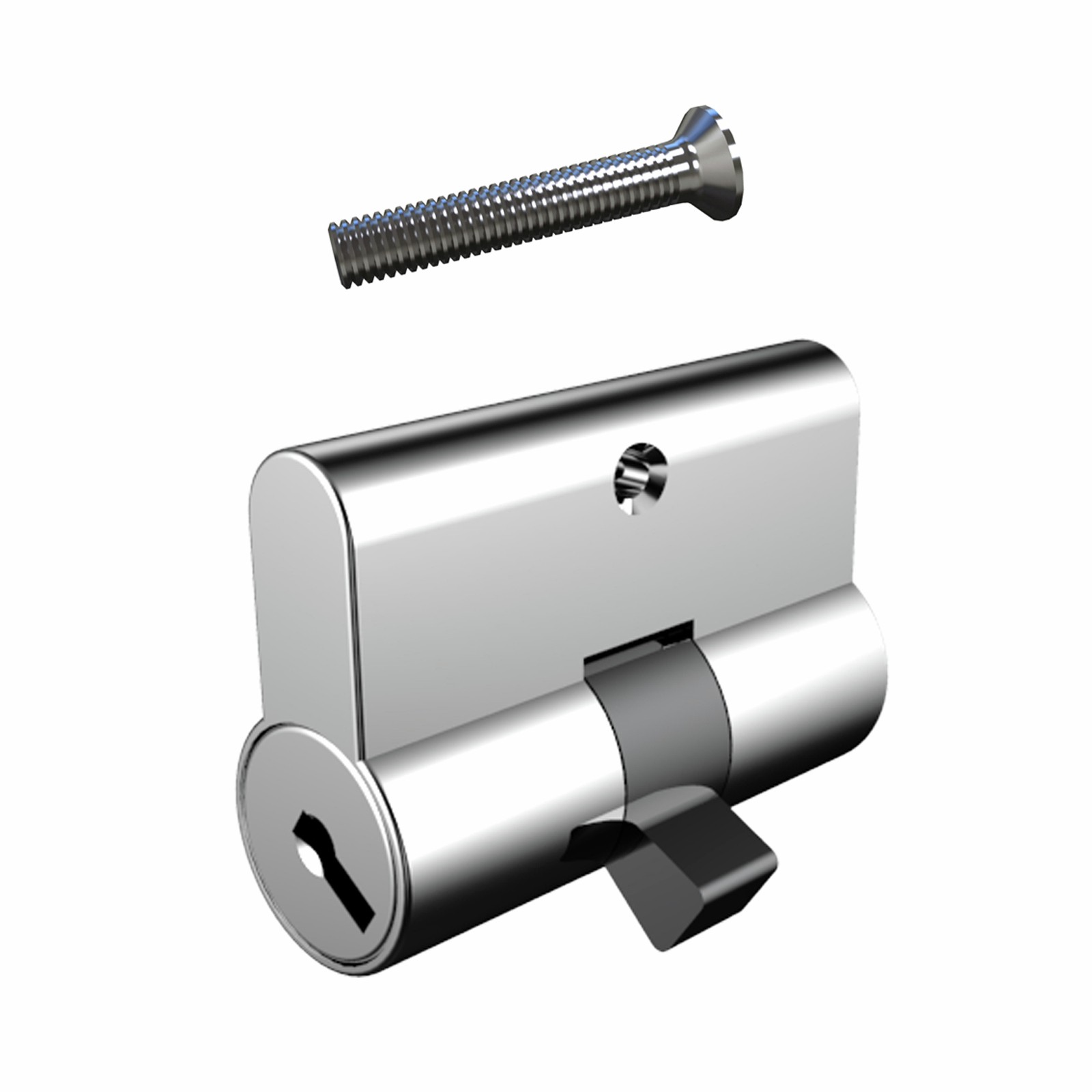 Rolltrak Double Wafer Cylinder Lock With 3 Keys