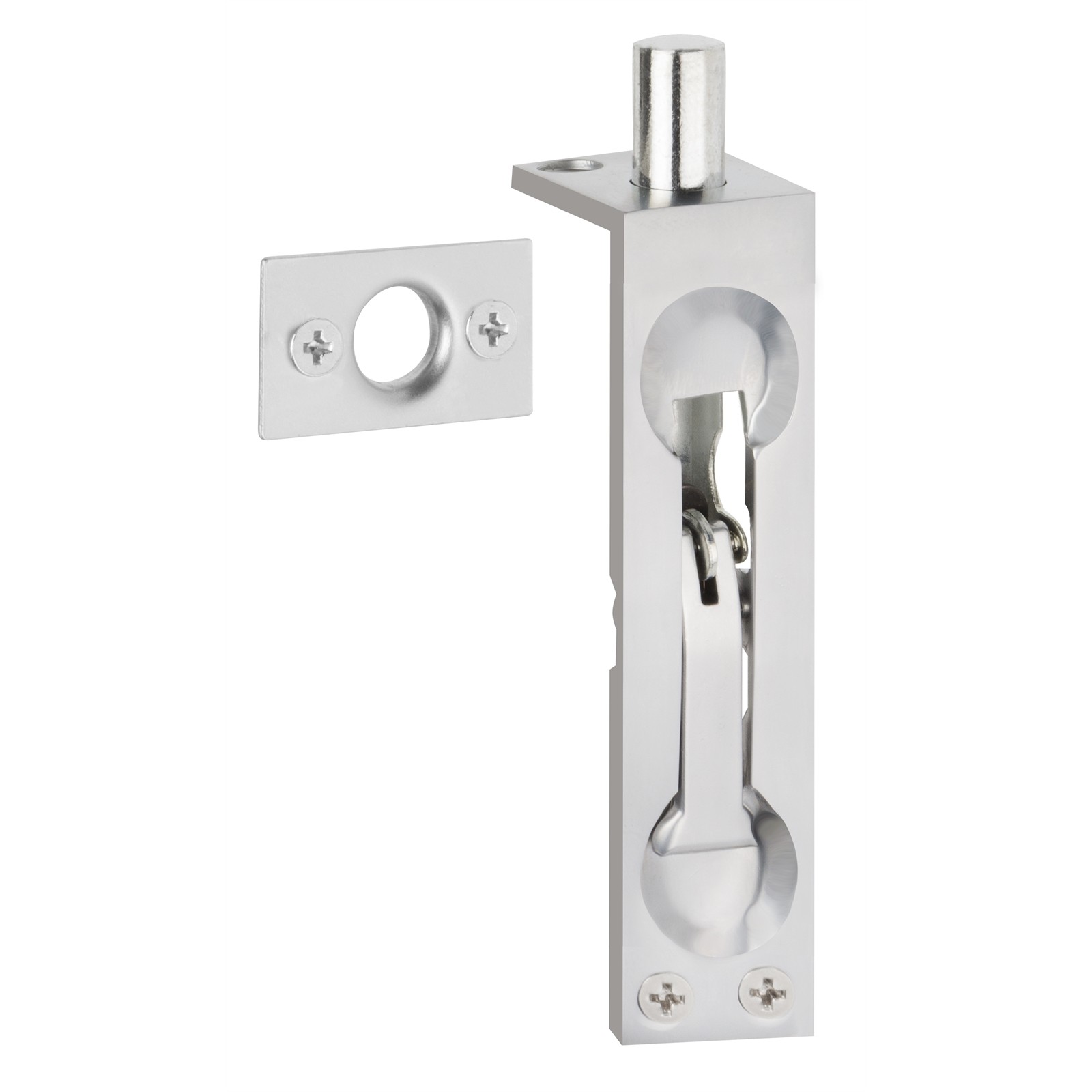 Delf Architectural 110 x 21mm Satin Chrome Flush Bolt