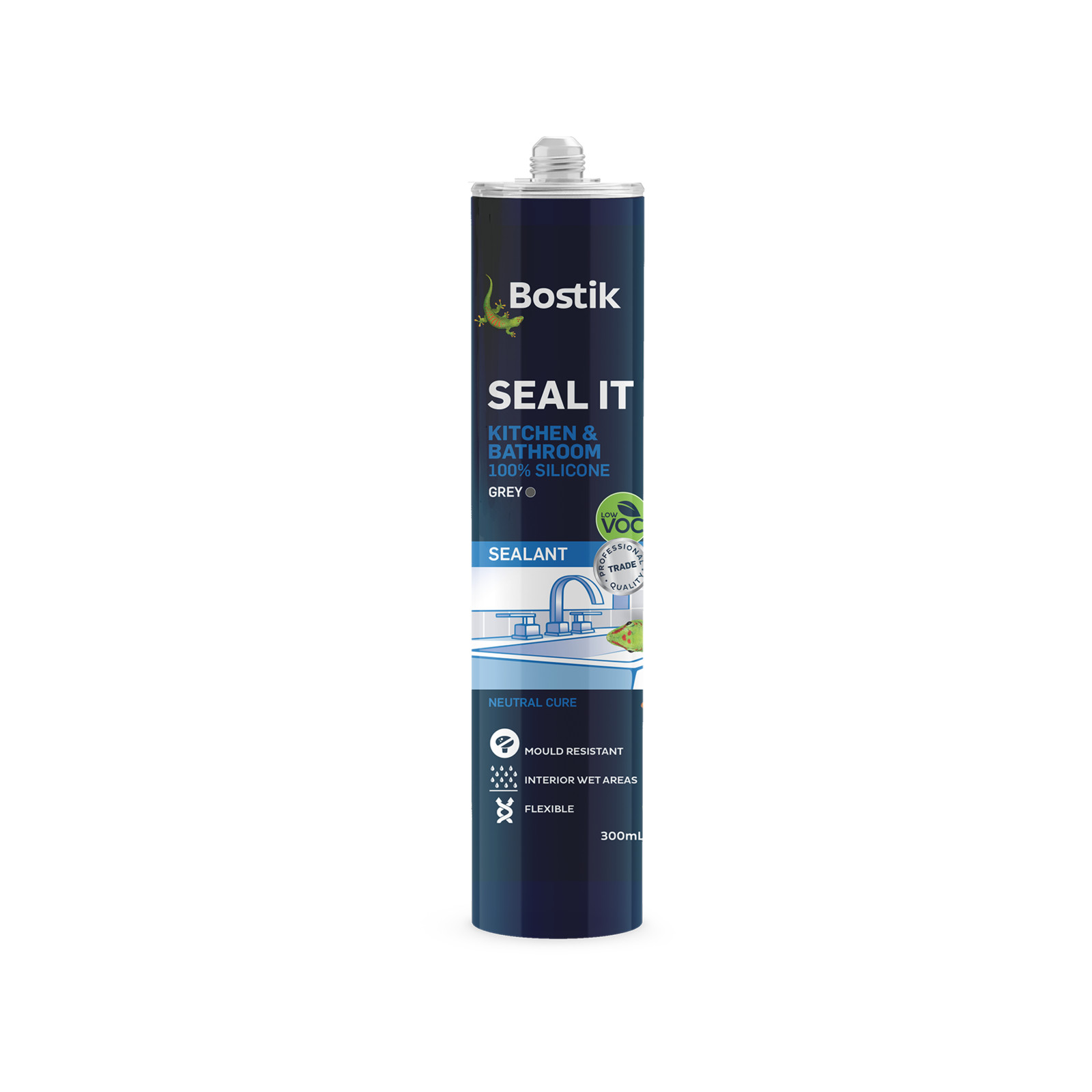 Bostik 300ml Grey Seal It Kitchen And Bathroom(5)3 colours