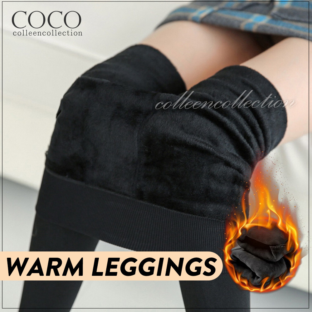 Fashion Women Black Brushed Stretch Lined Thick Winter Warm Leggings Jegging