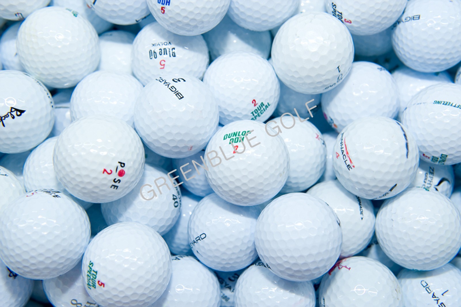 100 Mixed Golf Balls Mint Near Mint Standard/B Grade Casual Play