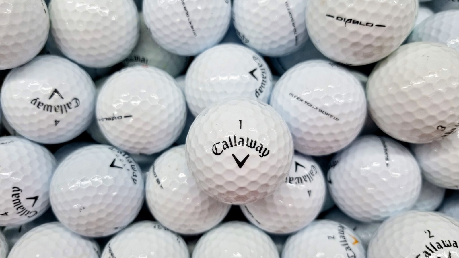 50 Callaway Titleist Bridgestone Taylormade Srixon NIKE Golf Balls White