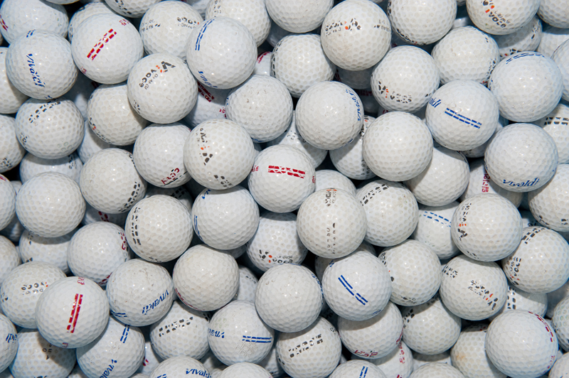 100 Range Golf Balls C Grade Practice Golf Balls Sporting Goods