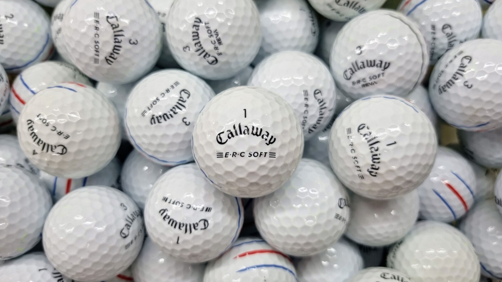 50 Callaway ERC SOFT Triple Track Golf Balls 50 Golf Balls