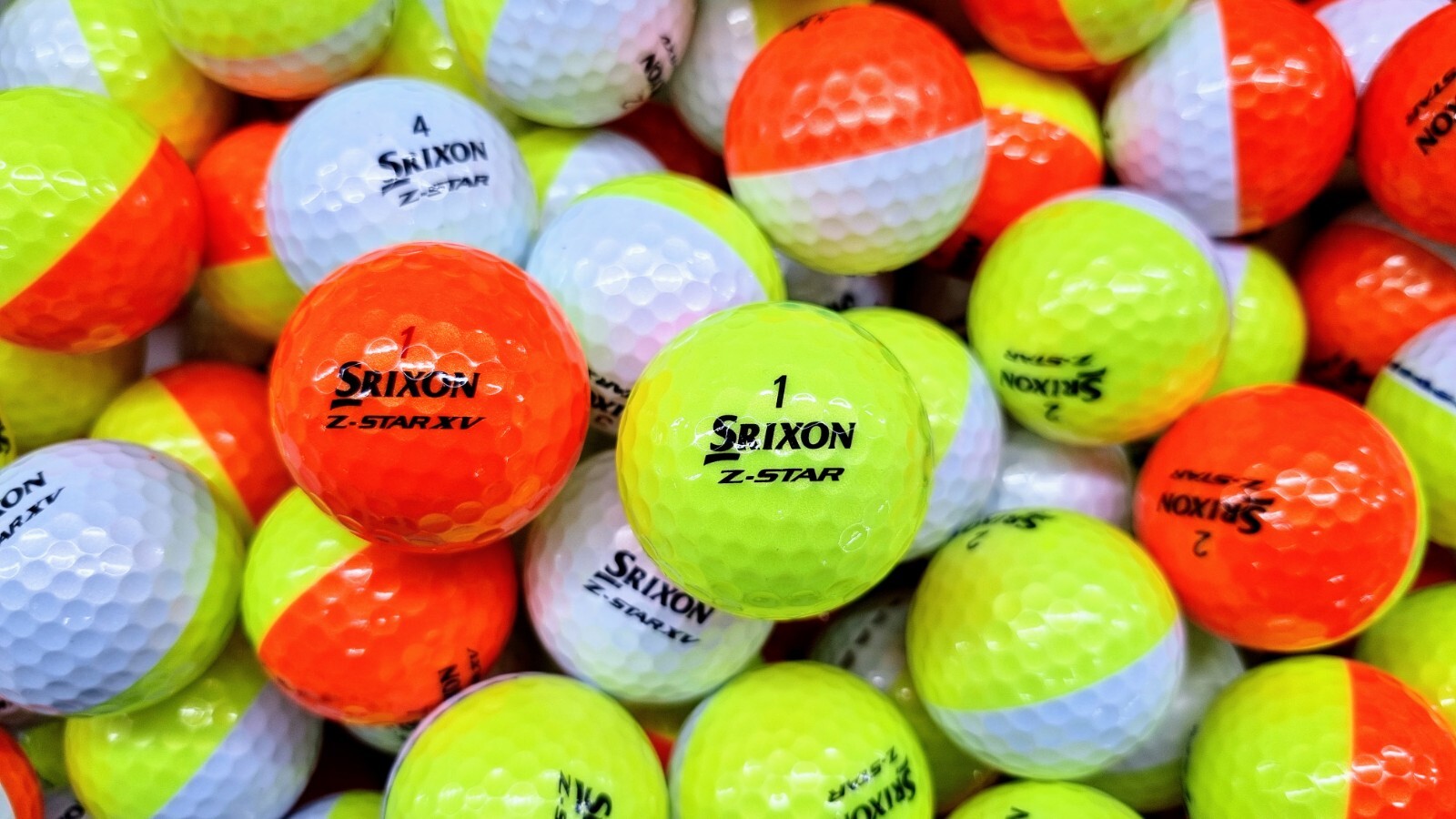 Srixon Z Star&Z Star XV DIVIDE 12 Golf Balls Mint / Near Mint Grade