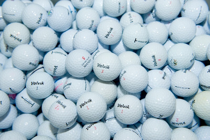 100 Mixed Volvik Golf Balls White Golf Clubs & Equipment