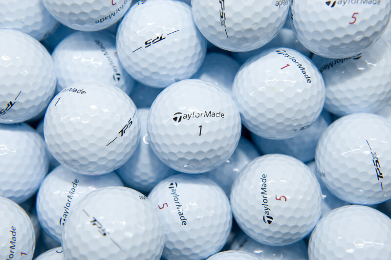 1 Dozen TaylorMade TP5 / TP5X Golf Balls 12 Near MINT Grade with pen marks