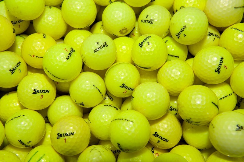 50 Srixon Z Star & Z Star XV Yellow Golf Balls Clearance SALE
