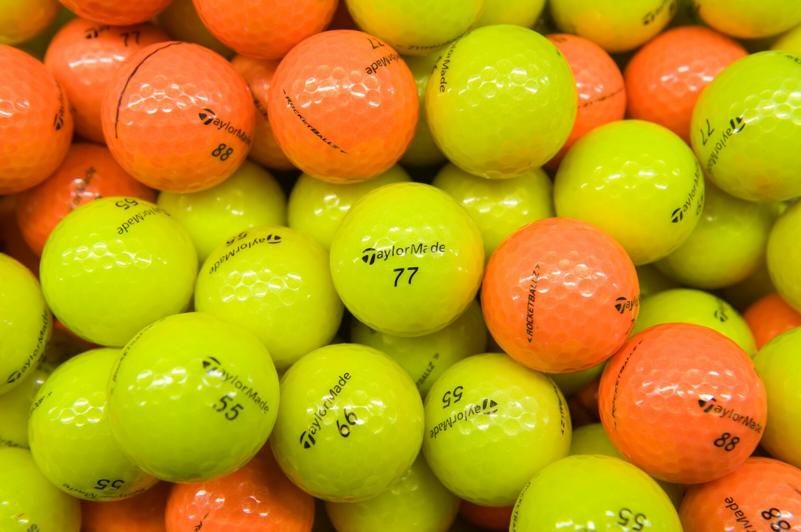 1 Dozen Taylormade RocketBallz RBZ Colour Golf Balls 12 Near Mint Grade