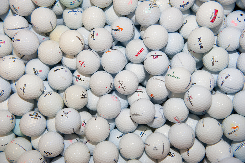 50 Mixed Brand Practice Golf Balls Golf Clubs & Equipment