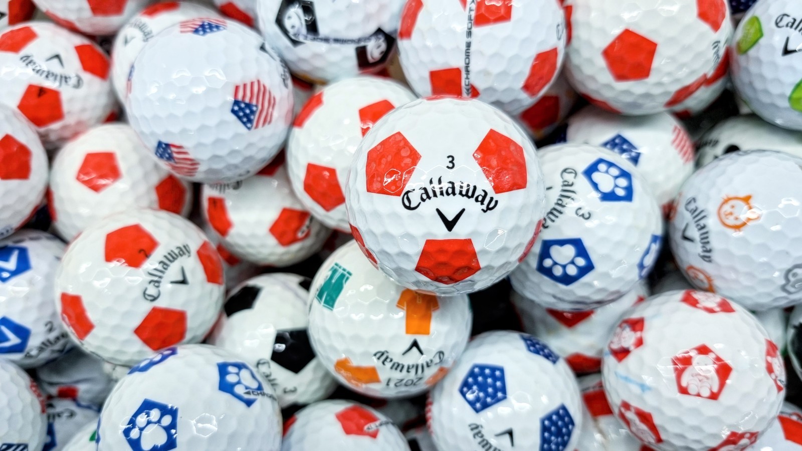 20 Callaway Chrome Soft TRUVIS Golf Balls AAA / Standard Grade Golf