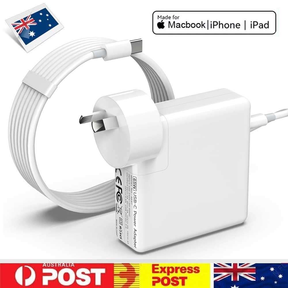 96W USB-C Power Charger Adapter For Apple MacBook Pro 16 15 M1 M2 Cable AU Plug