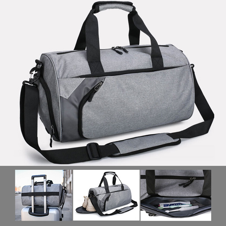 Clever Bees 30L Gym Duffel Bag Waterproof Shoes Compartment Travel Lightweight