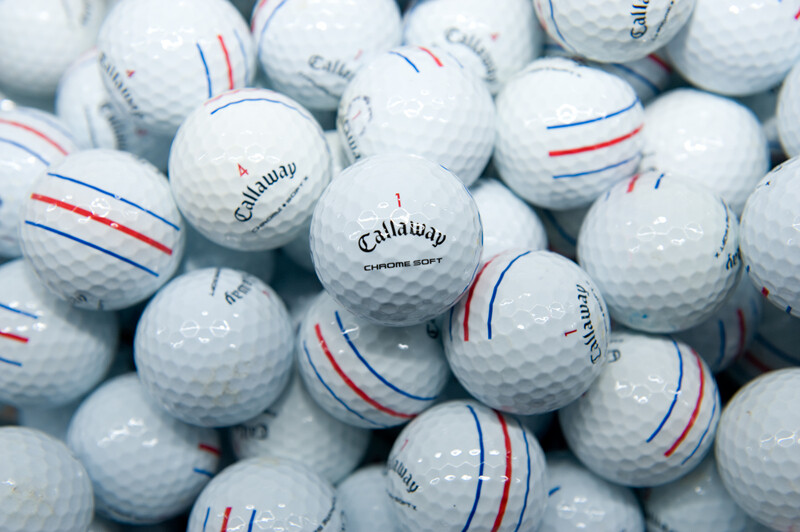 30 Callaway Chrome Soft / X Triple Track Golf Balls AAA Standard Grade