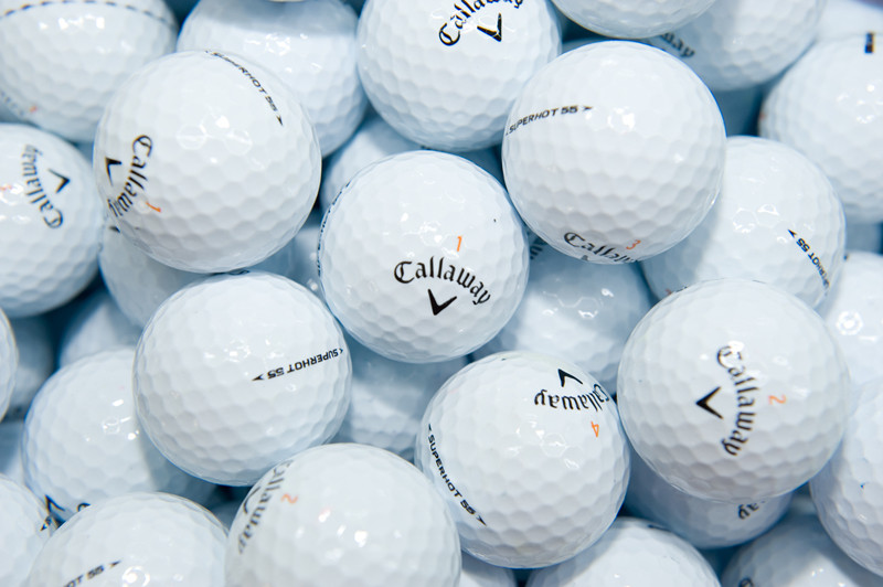 50 Callaway SUPERHOT 55 Golf Balls MINT & Near Mint Grade
