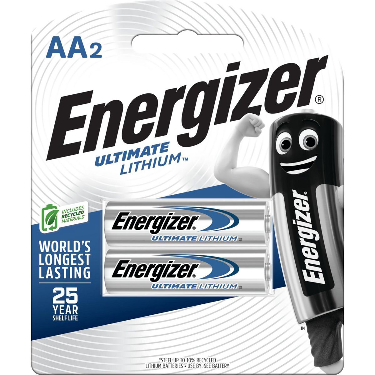 Energizer AA Battery Ultimate Lithium 2Pk - E000026900 Car Wiring Adapter