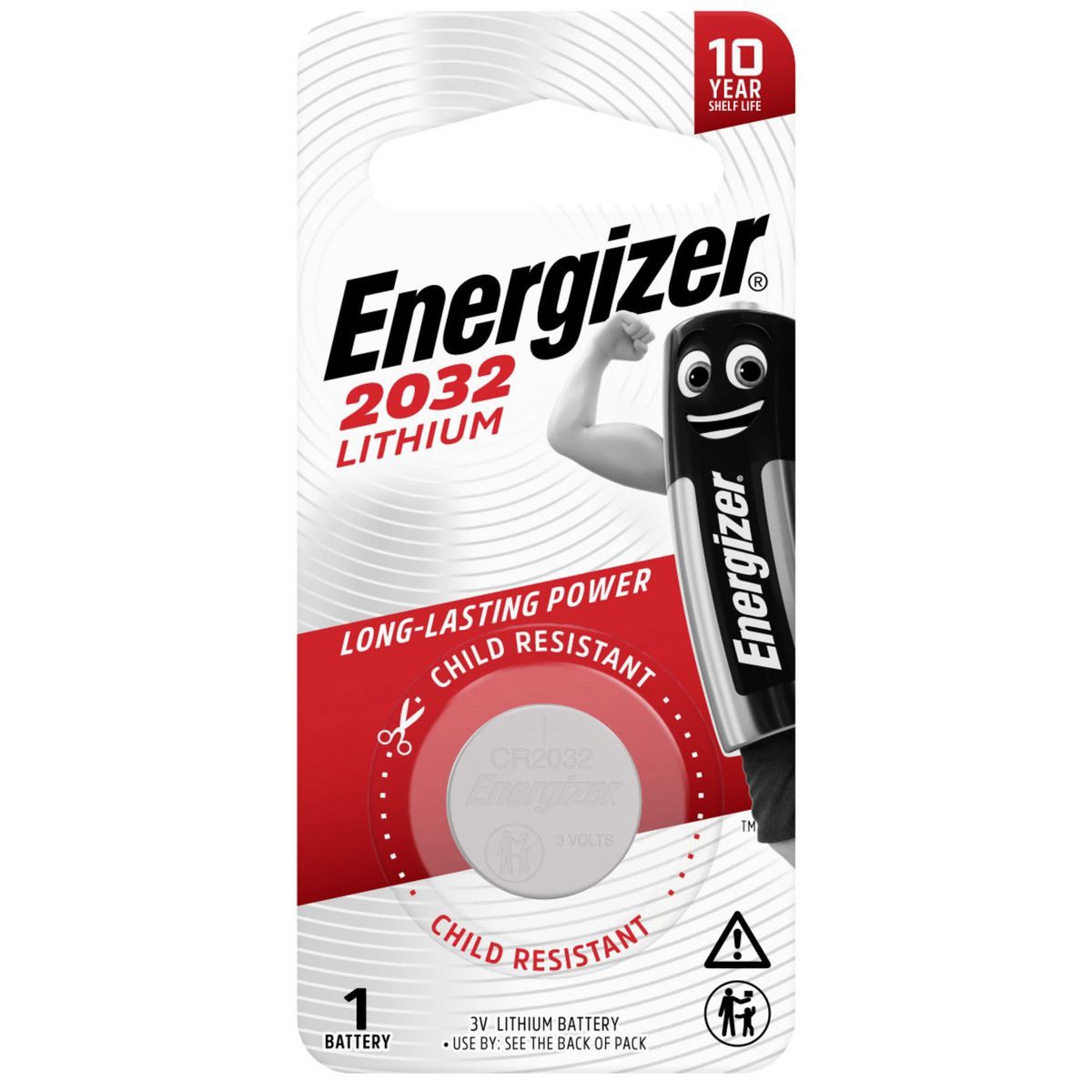 Energizer Lithium Button Battery Cr2032 1Pk - E303804900 Car Wiring Adapter