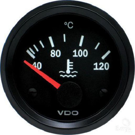 VDO Temperature Gauge Electric 12V 40 - 120 C - 310010014