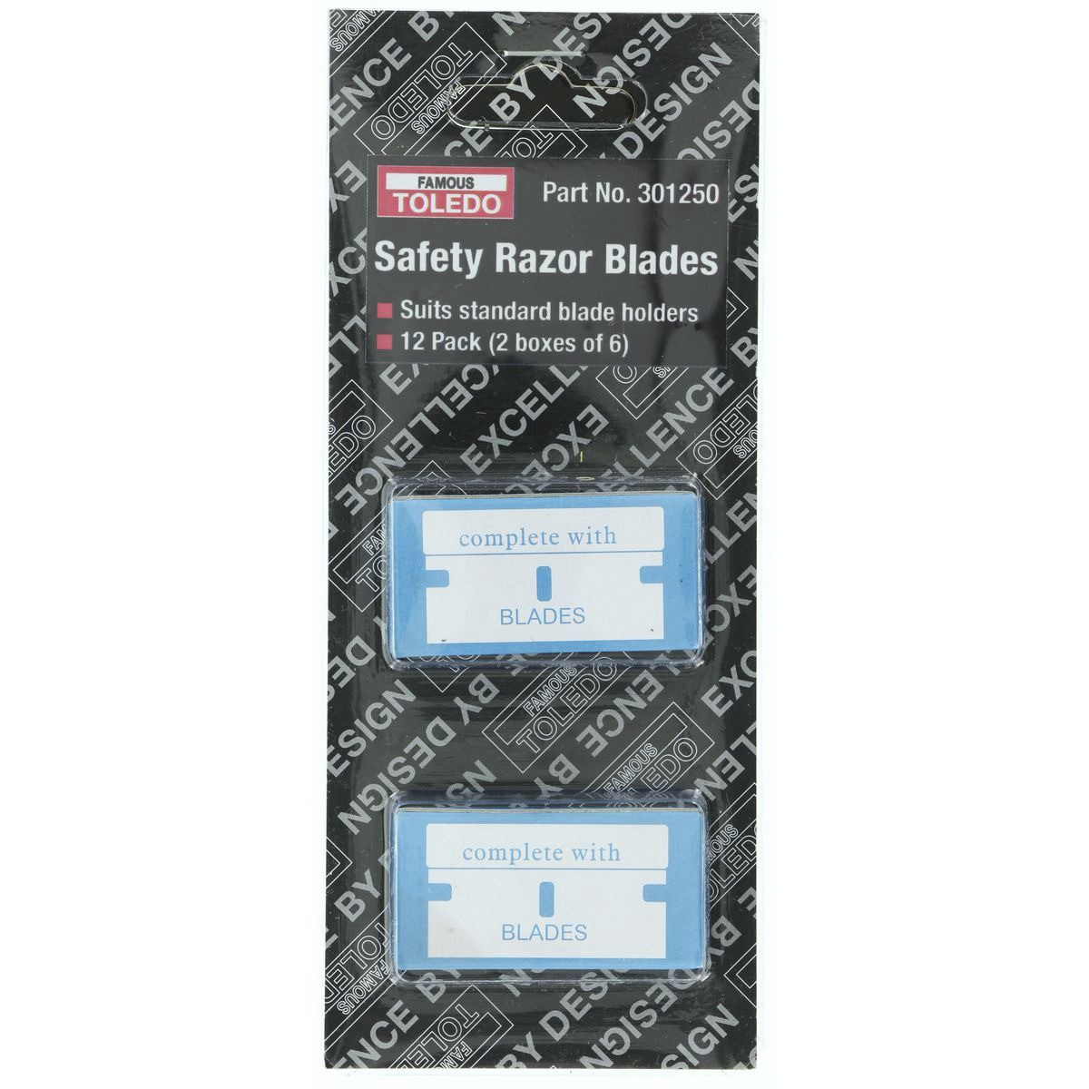 Toledo Safety Razor Blades 12 Pack - 301250 Auto Part