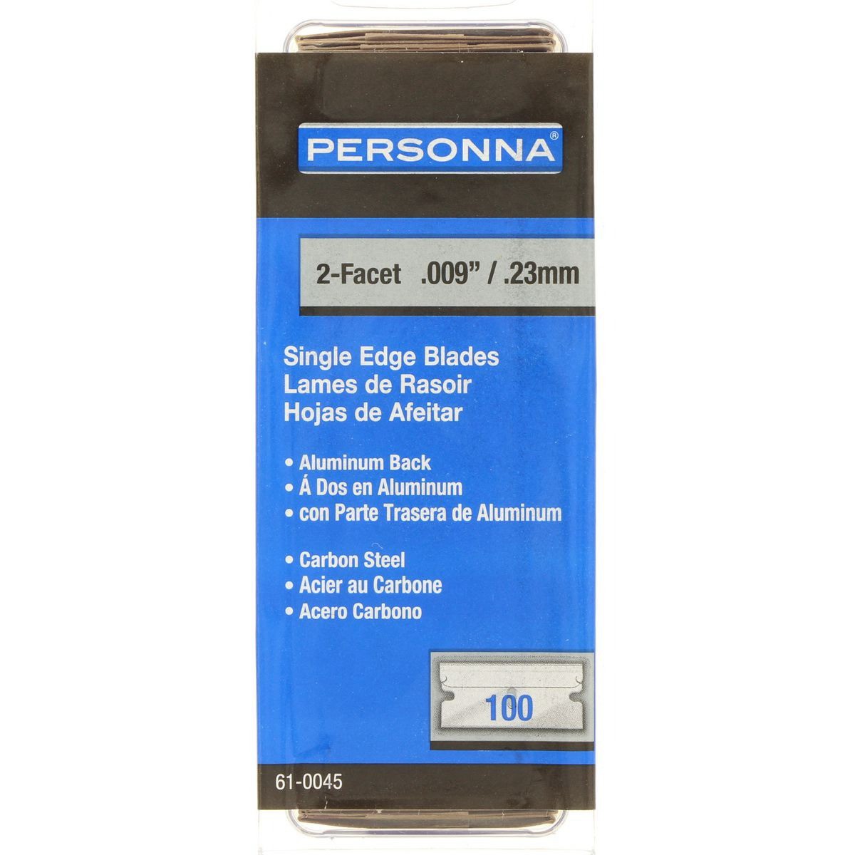 Personna Single Edge Scraper Razor Blades 100Pk - 610045 Workshop Tool