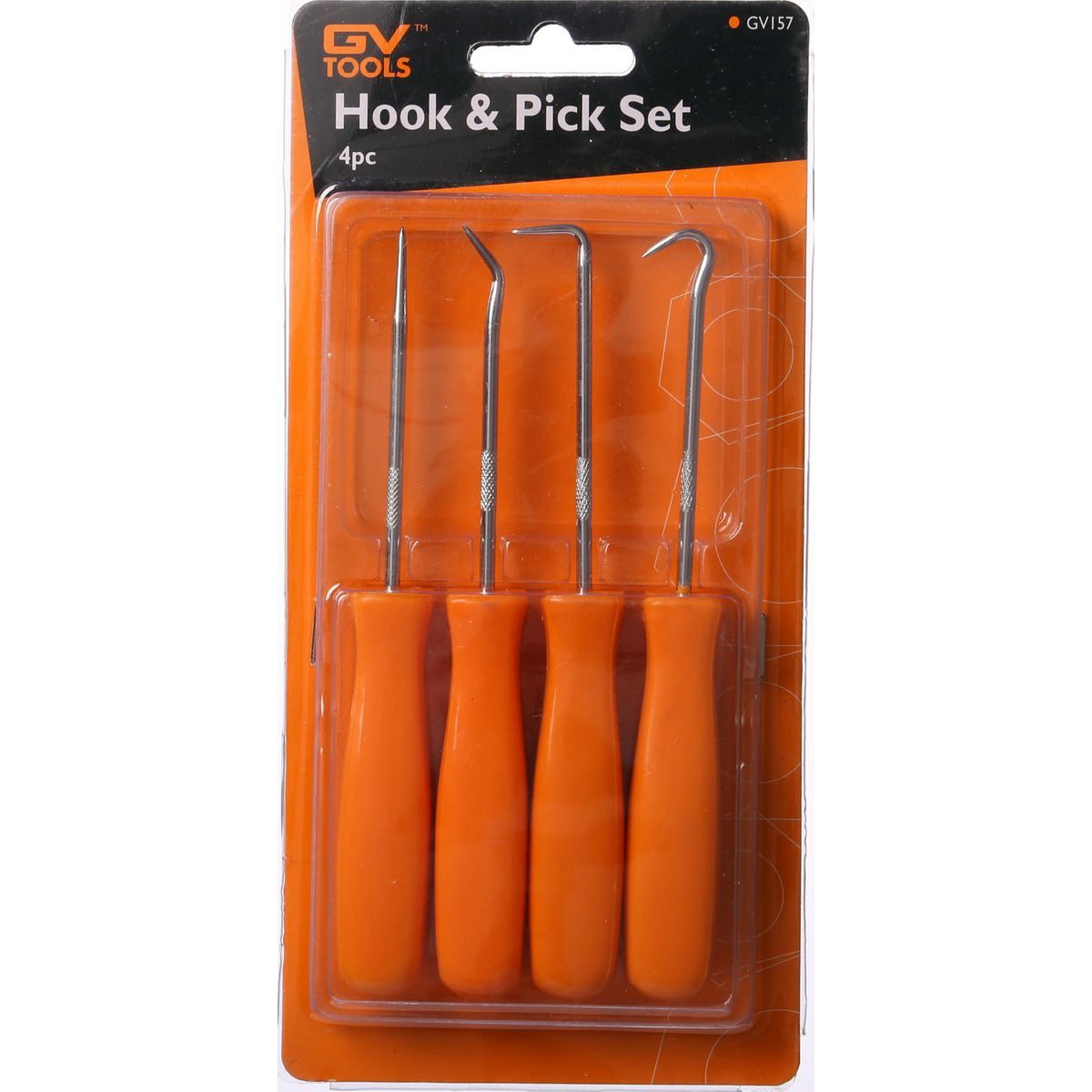 GV Tools Hook and Pick Set 4 Piece - GV157 Auto Part Workshop Tool