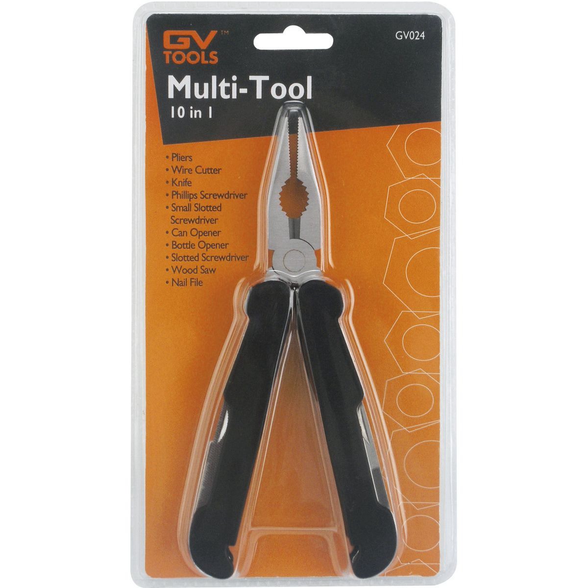 GV Tools 10-in-1 Multi Tool - GV024 Auto Part Workshop Tool